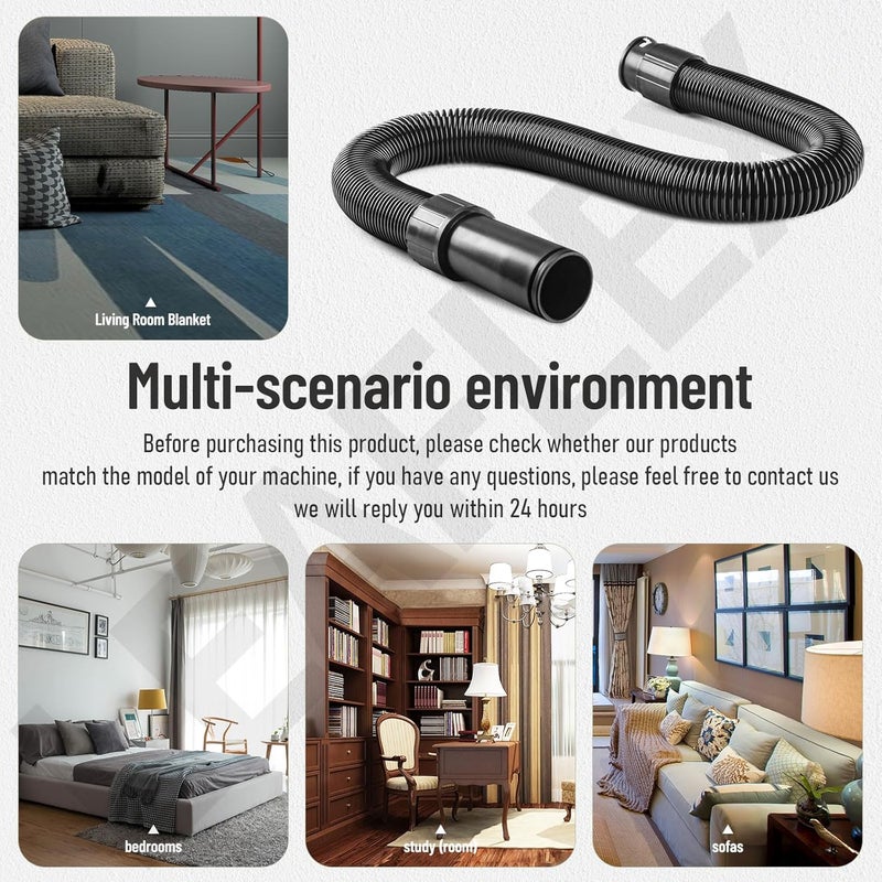 LEAFLEX مجموعة خرطوم مكنسة كهربائية عمودية بدون كيس متوافقة مع موديلات هوفر UH70200 UH70210 UH70140 UH70240، بديل 303239003 - Image 3
